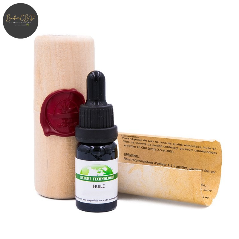 Huile de CBD coco noisette