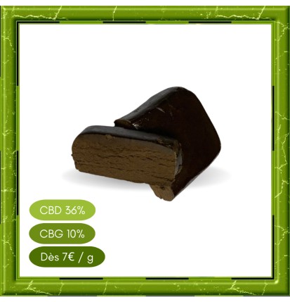 AFGHAN - RÉSINE DE CBD/CBG - BIENFAITSCBD.FR